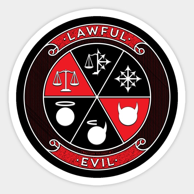 Lawful Evil Sticker by RaygunTeaParty